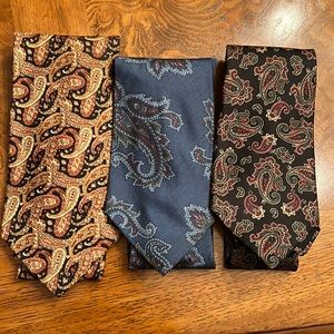 Designer, men’s silk ties, Adolfo Kuppenheimer Italy